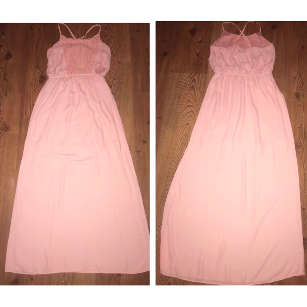 LIGHT PINK MAXI DRESS